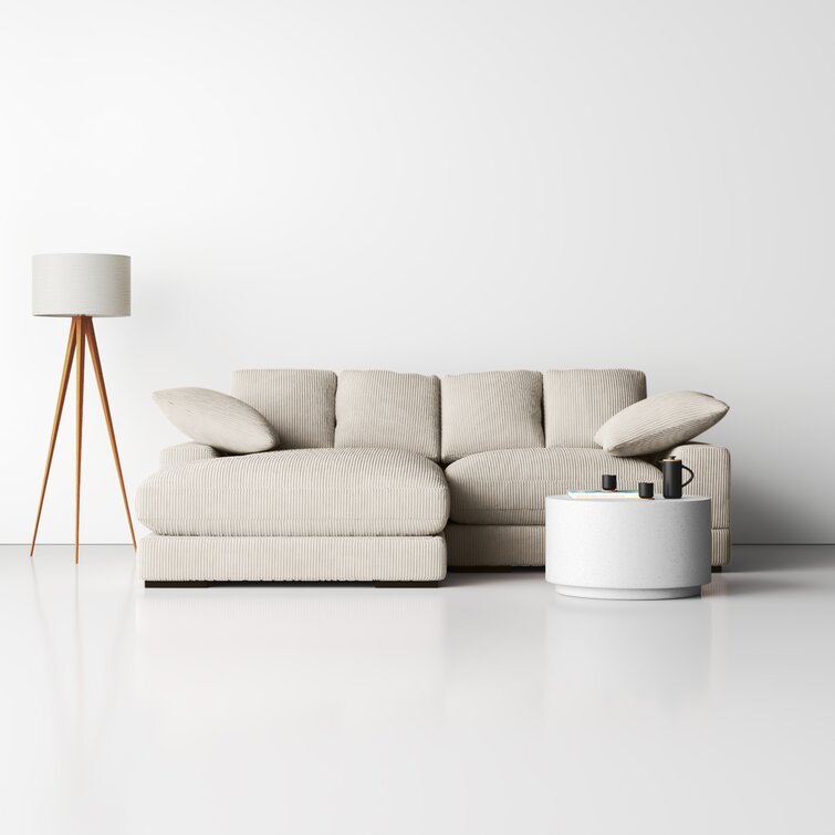 Sofa i leżanka dwustronna o szerokości 106 cali