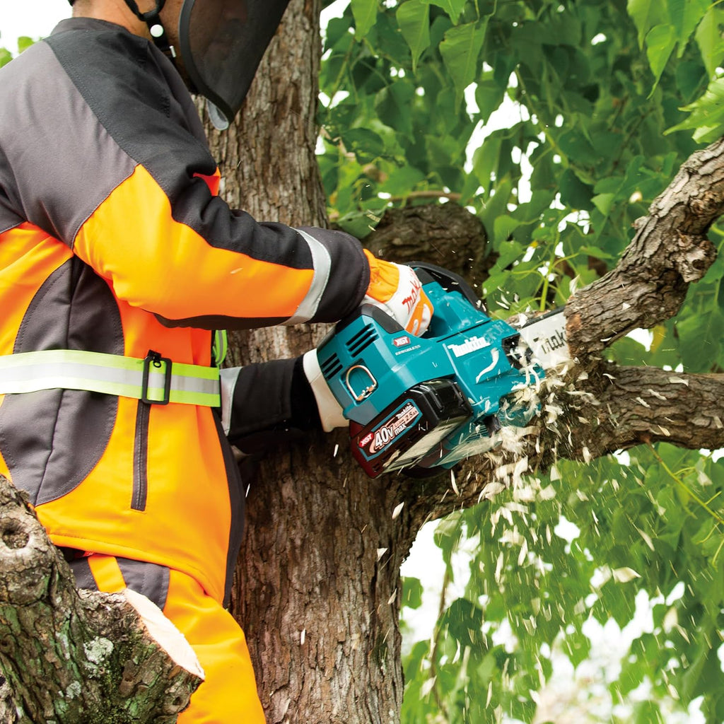 Makita UC002GZ akumulatorowa pilarka łańcuchowa, maks. 40 V (bez akumulatora, bez ładowarki), niebieska