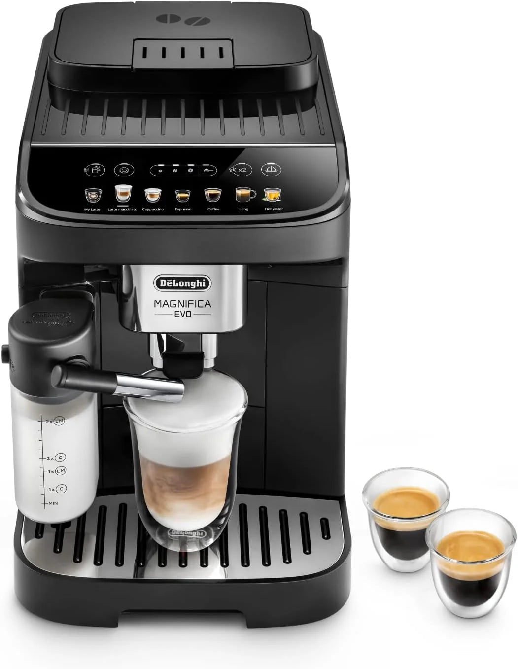 De'Longhi Magnifica Evo Ecam Ekspres do Kawy, Srebrny, 1450 WW 230 VV