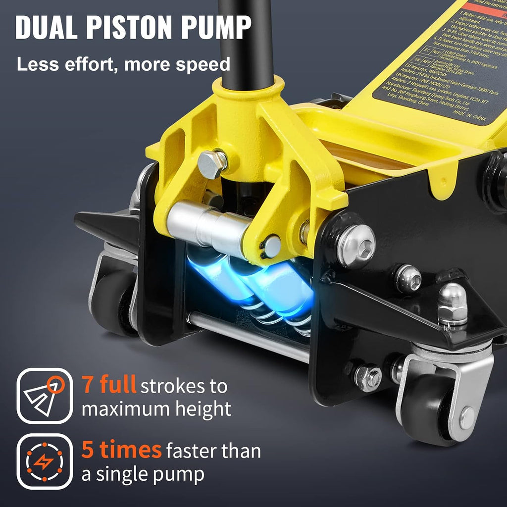 VEVOR 3 Ton Low Profile Floor Jack