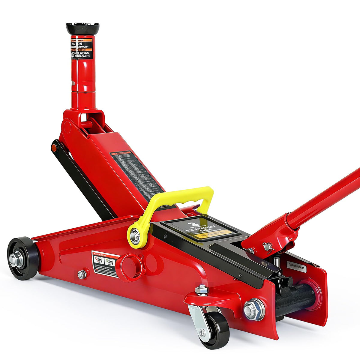 Jack Boss 3 Ton Hydraulic Floor Jack, 6000 LBS Capacity Car Jack, Lifting Range 5.8"-21" Portable Service Lift Jack for Cars, SUVs, Trucks, Blue