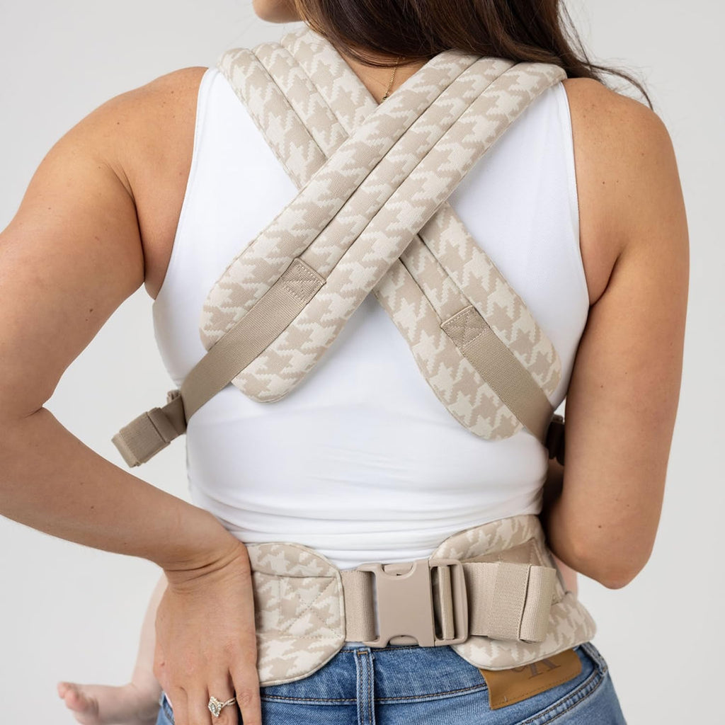 MabÄ Monarch Ergonomic Baby Carrier â Premium Cotton Soft Structured Newborn to Toddler Carrier with Hip-Healthy Design, 3 Carry Positions (9-46 lbs), Lightweight & Breathable, (Ivory)