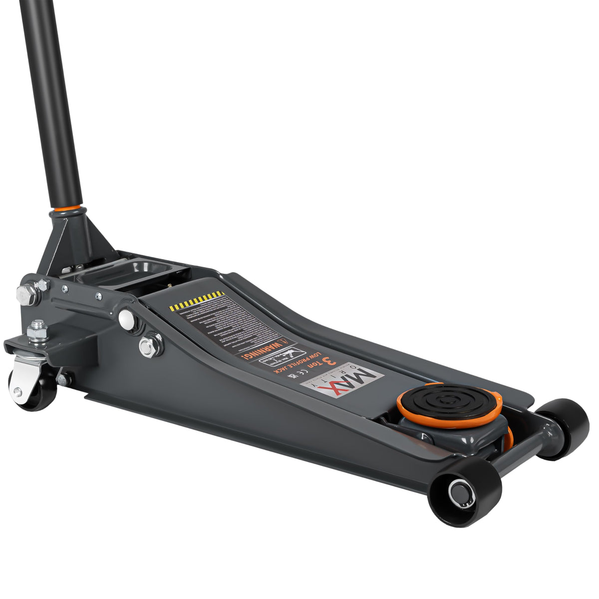 Maxority 3-Ton (6600lbs) Low Profile Hydraulic Heavy-Duty Steel Floor Jack with Dual Pistons Quick Lift Pump, Home and Workshop Car Maintenance for Various Vehicles (Random Color, 3 Ton Low Profile)