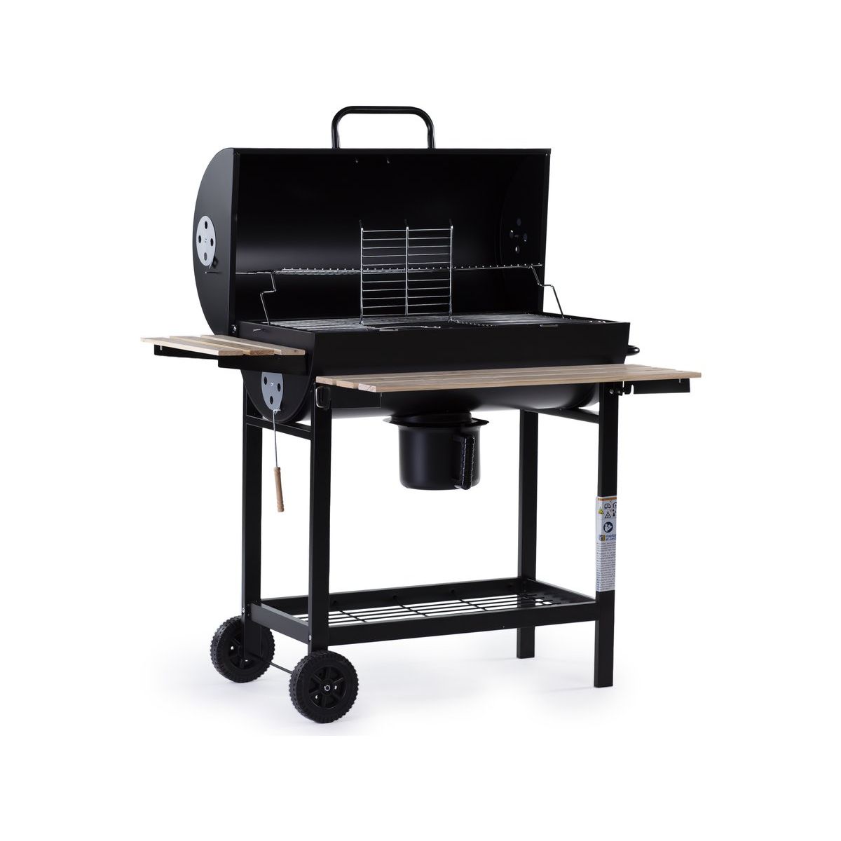 Grill węglowy King - 95 x 63 x 105 cm - czarny