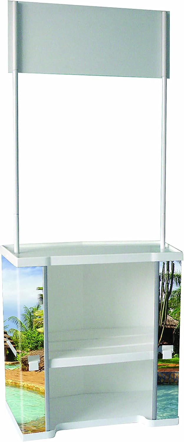 Portable Counter Display With Header, Counter , Black Color Bag,22x28