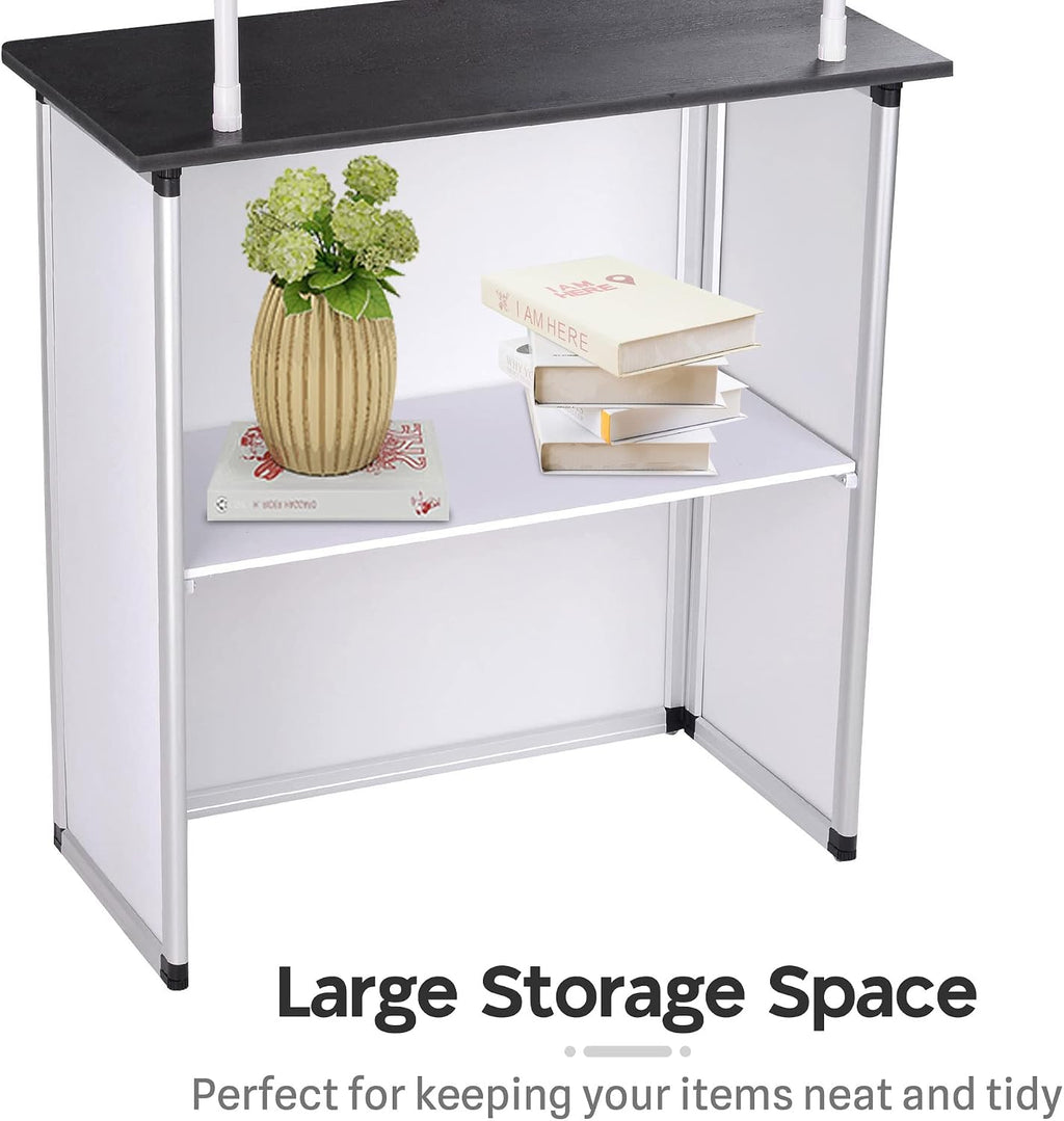 Yescom 2 Set Pop Up Promotional Counter with Header Board