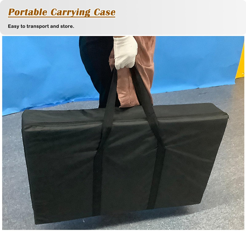 Indoor Outdoor Exhibition Reception Counter, Custom Ads Booth Display Counter Stand, Detachable Tradeshow Fair Podium, Shop Counter, Party Desk(W49cm/19.3" x L79cm/31.1")