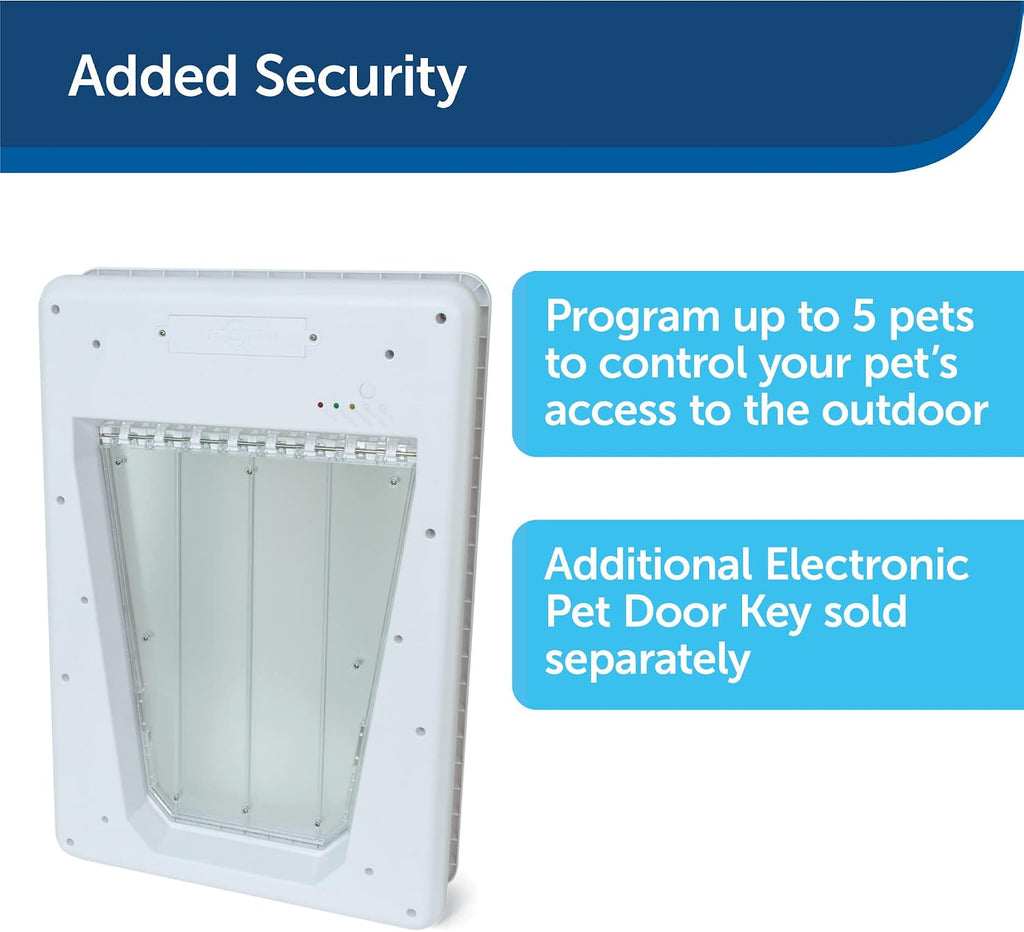 PetSafe Electronic Pet Door, Collar Key Sensor, Dogs Up to 100 lb, Large