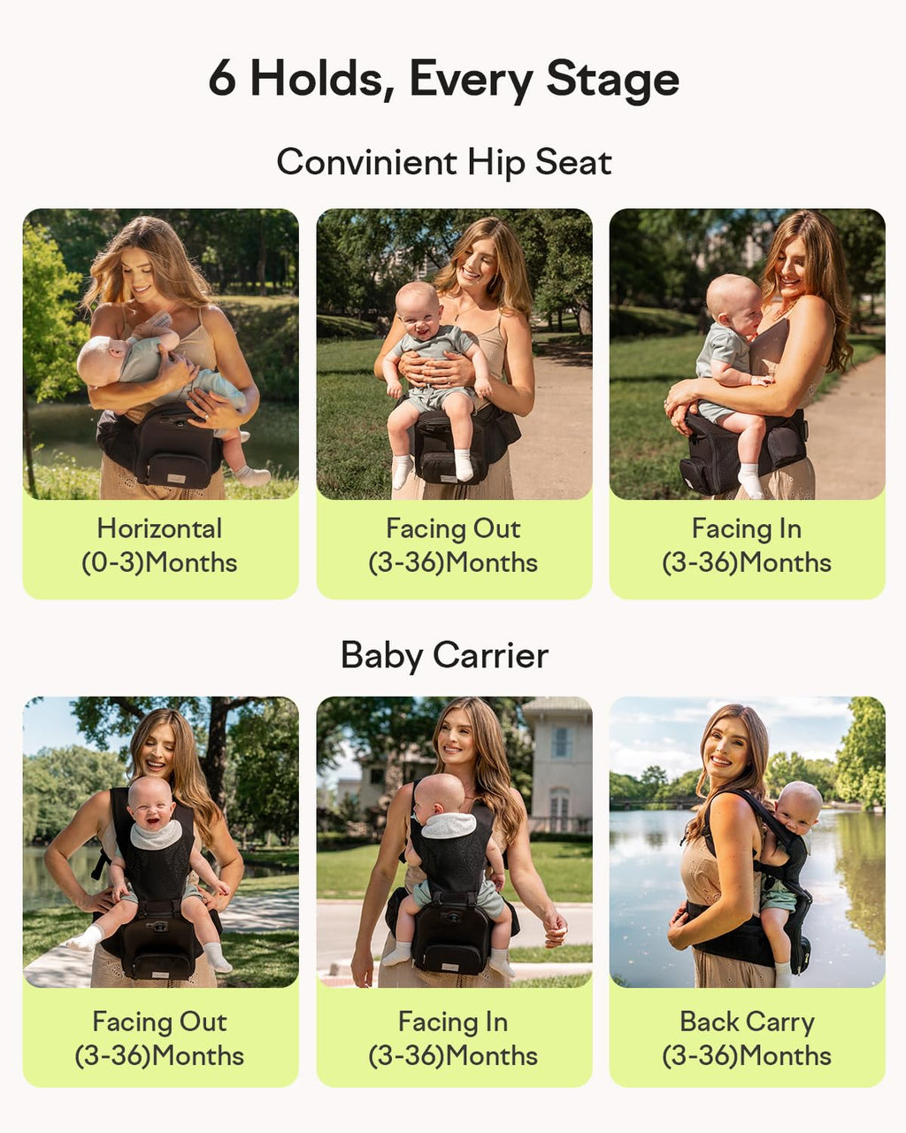 Grownsy Innovative Cooling Baby Carrier with Built-in Fan for Hot Weather