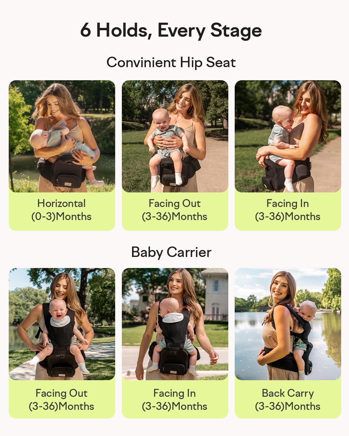 Grownsy Innovative Cooling Baby Carrier with Built-in Fan for Hot Weather