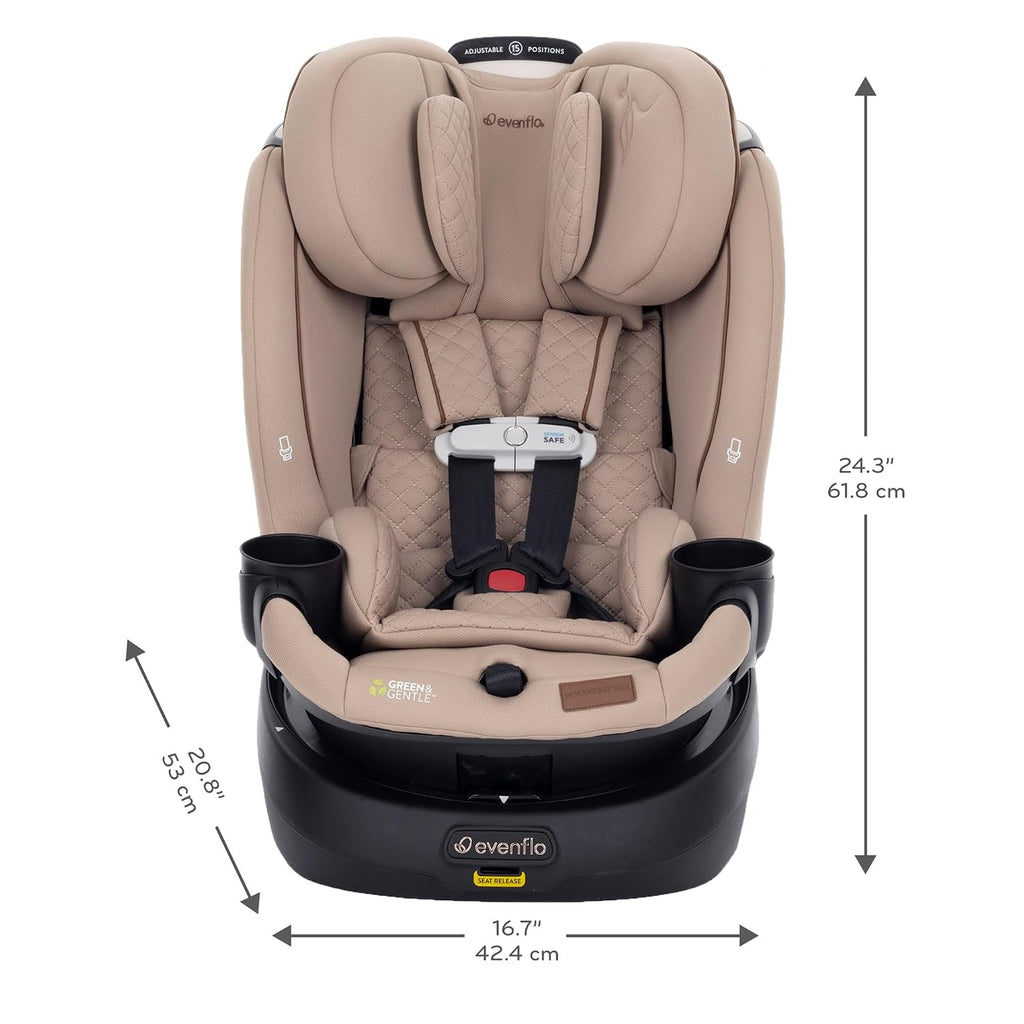 Evenflo Revolve360 Slim 2-in-1 Rotating Car Seat
