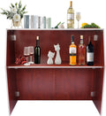 Portable Event Bar,Folding Portable Bar,Foldable Portable Event Bar Cabinet,Wine Bar Cabinet,Bar Cabinet,Foldable Bar Table,Foldable Storage Cabinet for Home Kitchen,Party
