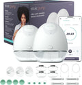 Elvie - Double, Wearable Breast Pump w/App - The Smallest & Quietest - Portable - Hands Free & Discreet - Automated with Four Personalized Settings