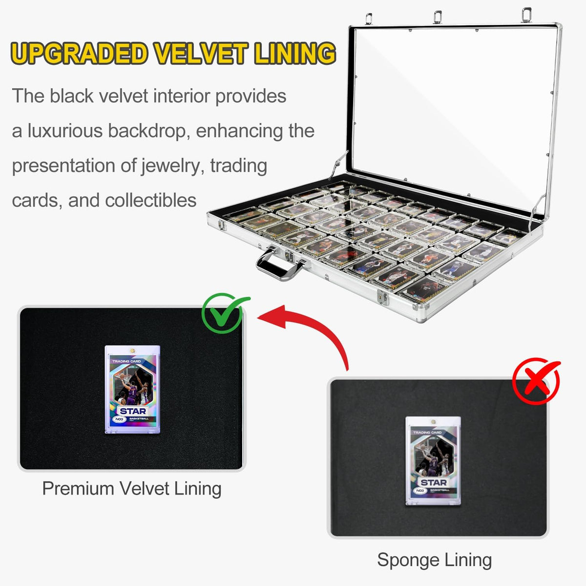 2 Pcs Trade Show Display Case â 34"x22" Large Tabletop Showcase