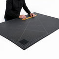 NEWBRAUG 36'' Ã 48'' Large Self Healing Cutting Double Sided 5-Ply Mat, Big Cutting Board for Rotary Cutting, Quilting, Sewing, Craft, Fabric & Scrapbooking(Green/Black)
