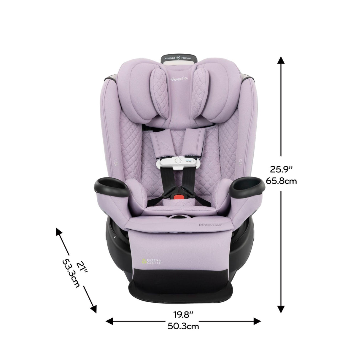 Evenflo Revolve360 Extend All-in-One Rotating Car Seat
