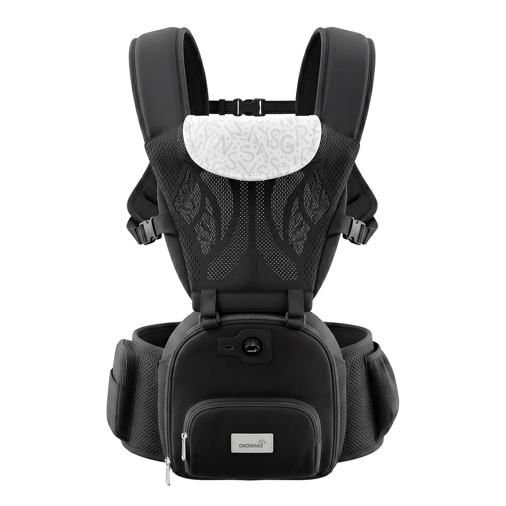 Grownsy Innovative Cooling Baby Carrier with Built-in Fan for Hot Weather