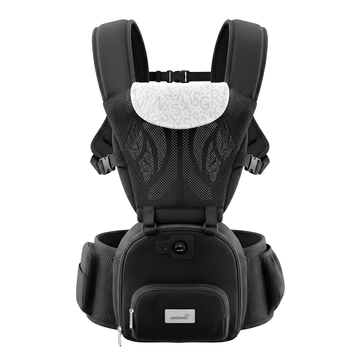 Grownsy Innovative Cooling Baby Carrier with Built-in Fan for Hot Weather