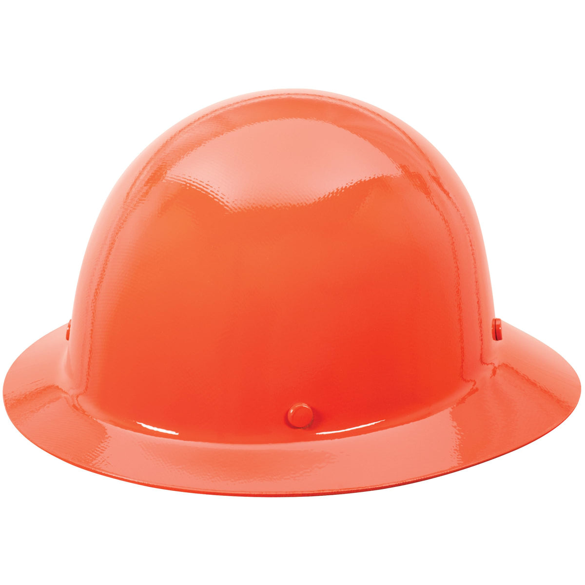 MSA Skullgard Full-Brim Hard Hat with Suspension - Non-Slotted Cap, Made of Phenolic Resin, Radiant Heat Loads up to 350F, Standard Size Hard Hat | Fas-Trac III Ratchet Suspension