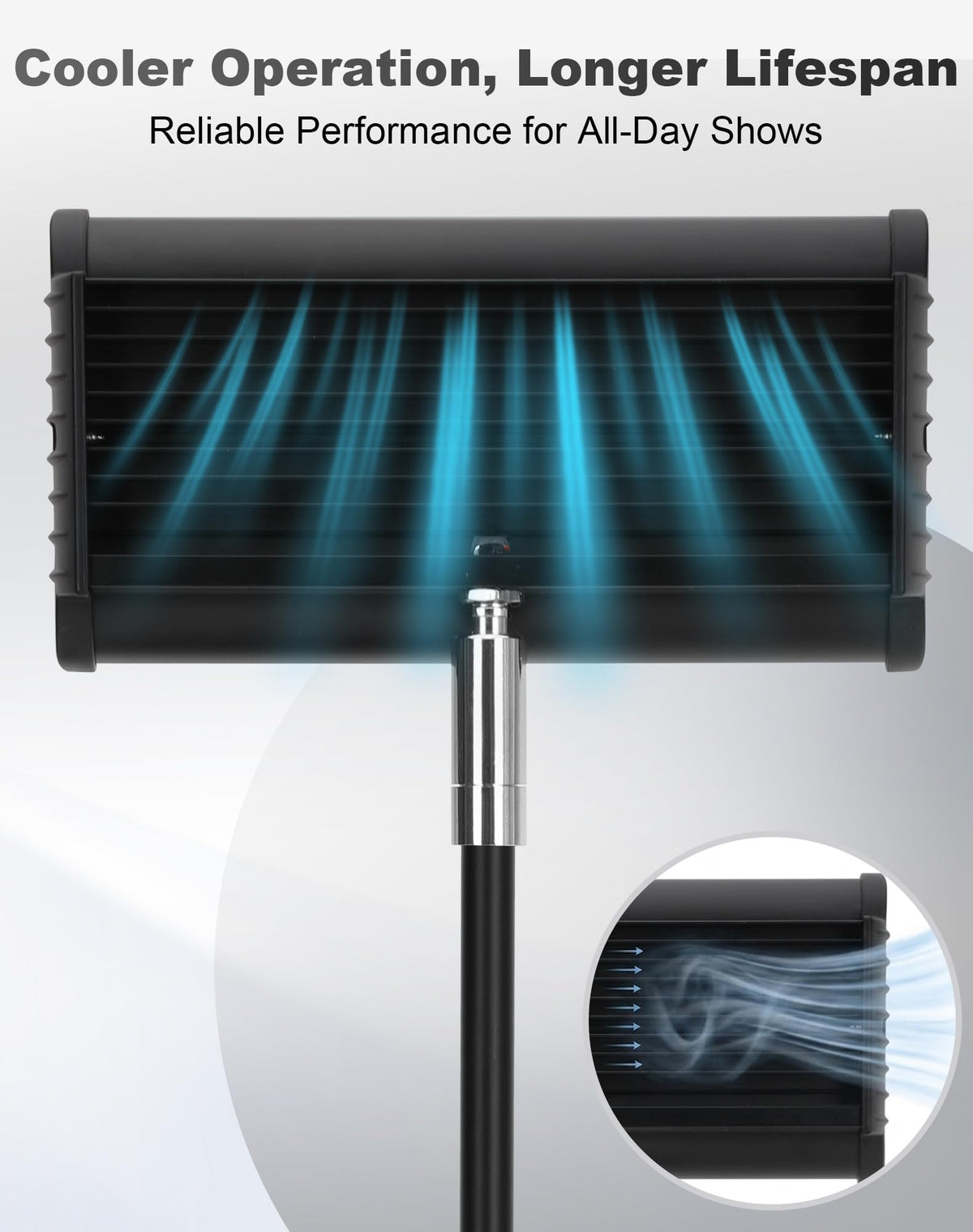 LED Trade Show Display Lights, Connectable for Exhibition Lighting