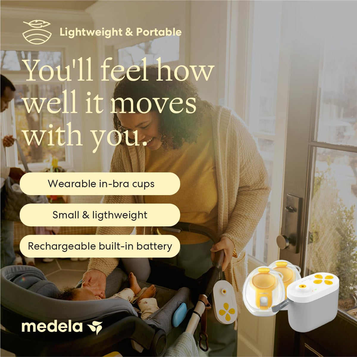 Medela Pump in Style Pro+ Hands Free & Bottles Electric Breast Pump Bundle