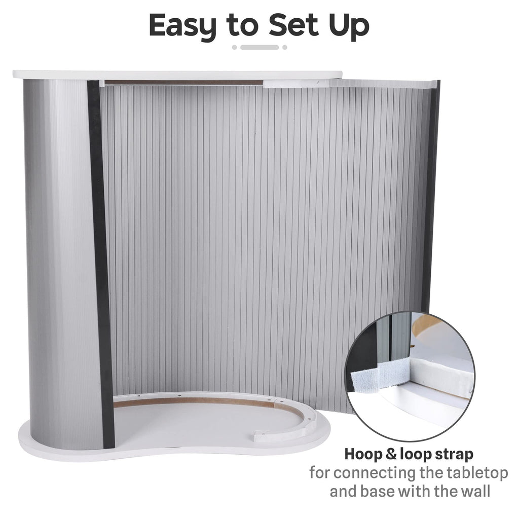 Yescom 2 Set Portable Podium Counter Tables