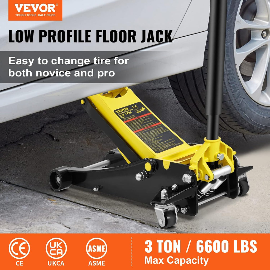 VEVOR 3 Ton Low Profile Floor Jack