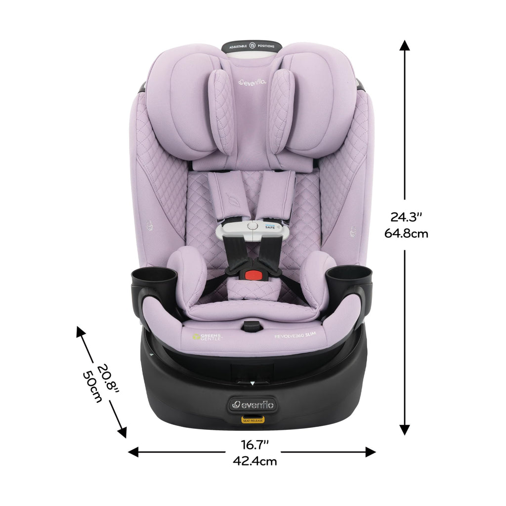 Evenflo Revolve360 Slim 2-in-1 Rotating Car Seat