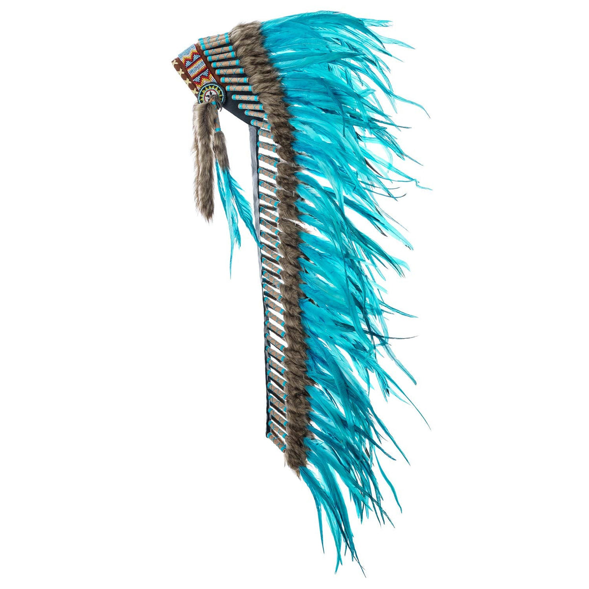 Novum Crafts Large Indian Chief Headdress - Feather War Bonnet Costume