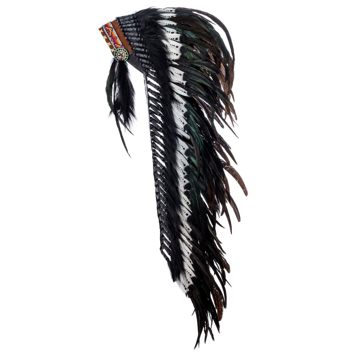 Novum Crafts Large Indian Chief Headdress - Feather War Bonnet Costume