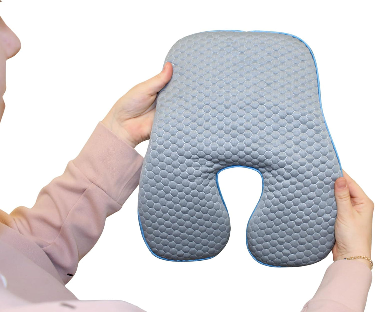 Gel Polymer and Memory Foam Cushion for Car Seats, Strollers and High Chairs | Toddler | Blue