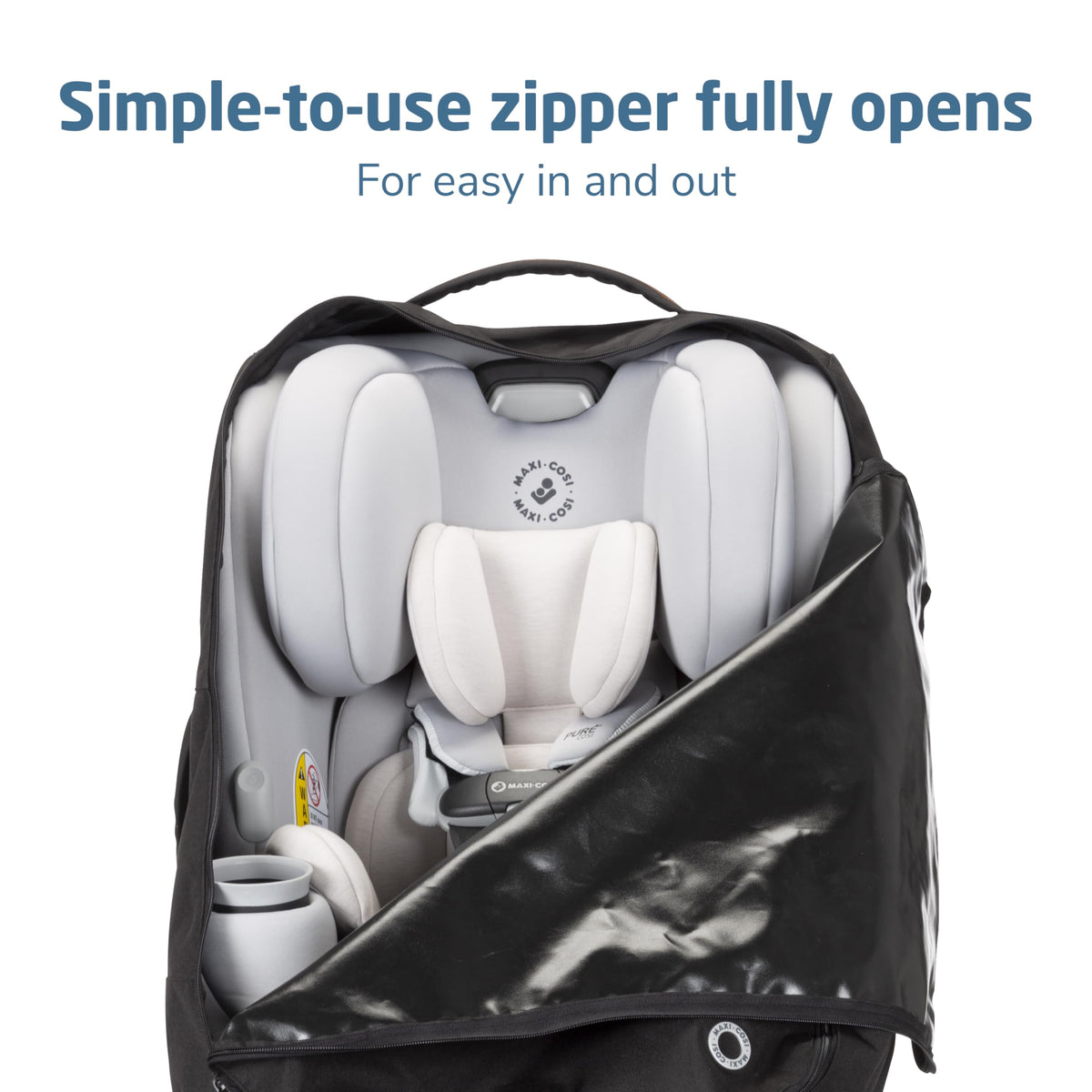 Maxi-Cosi Pria All-in-One Convertible Car Seat, Infant to Toddler Car Seat, Easy-Install Harness, Machine-Washable Cover, 5-100 lbs, SeaDrift
