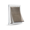 PetSafe Extreme Weather Aluminum Dog Door, 3-Flap Insulated, Medium