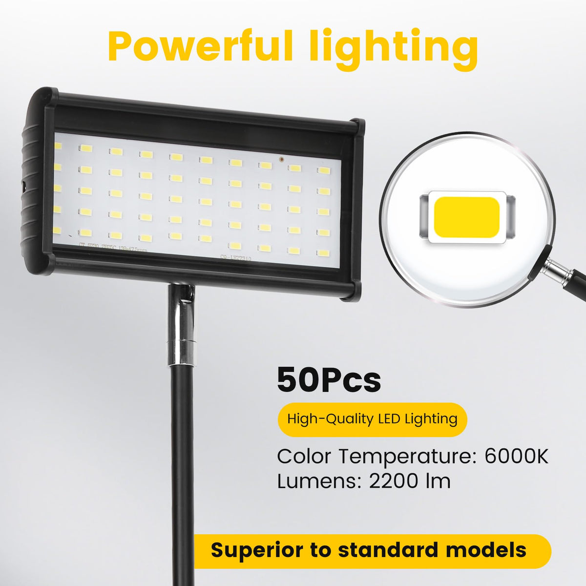 LED Trade Show Lights, Daisy-Chainable for Exhibit Booths