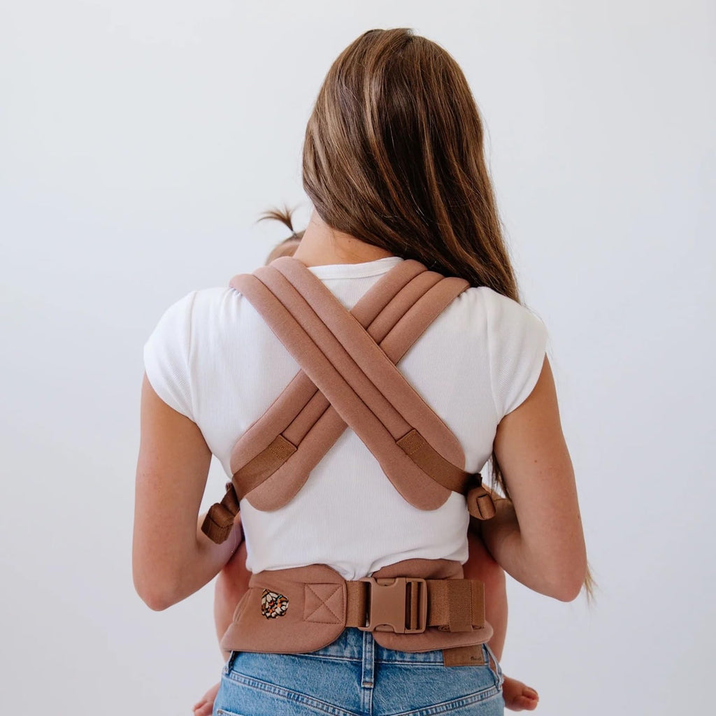 MabÄ Monarch Ergonomic Baby Carrier â Premium Cotton Soft Structured Newborn to Toddler Carrier with Hip-Healthy Design, 3 Carry Positions (9-46 lbs), Lightweight & Breathable, (Ivory)