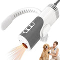 PETNF Hands-Free Neck Dog Dryer, 110,000 RPM High Velocity Pet Hair Blow Dryer for Dog Grooming, 1300W Wearable Design, 3 Speeds 5 Heat Settings, Home & Salon