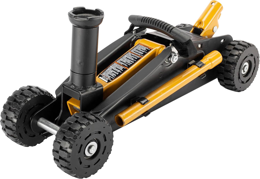 Cat Wheelie Off-Road Trolley Jack, 2 Ton, Portable, Oversized Wheels for Rugged Terrain - 980883ECE