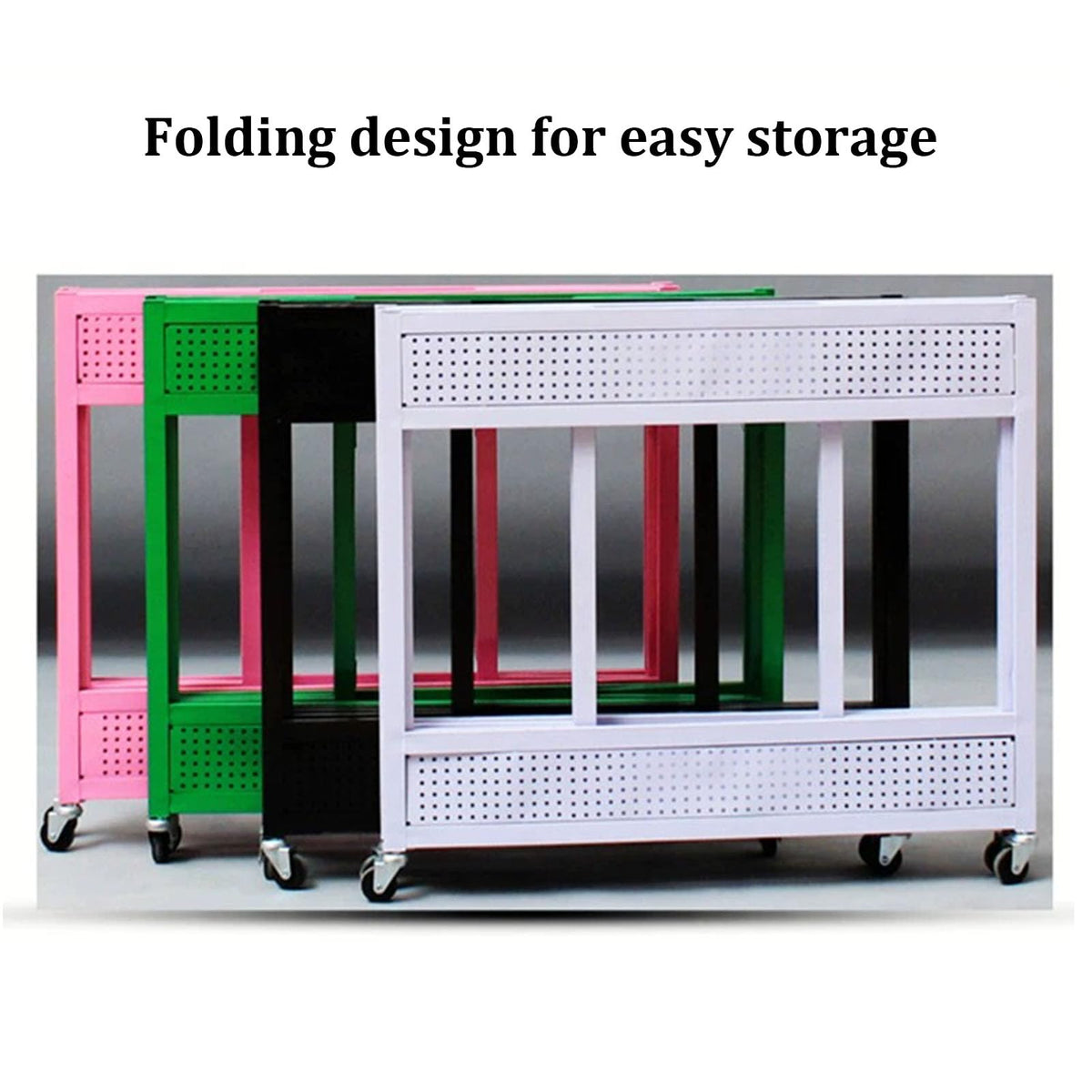 Mobile Portable Promotion Counter Tableï¼trade Show Podium Table Display Exhibition Counter Standï¼supermarket Demo Metal Display Banner Stand Reception Event Desk ï¼multi-purpose Flower Shelf