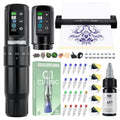 Dragonhawk Atom2 Pro Wireless Tattoo Kit with A4 Thermal Stencil Printer