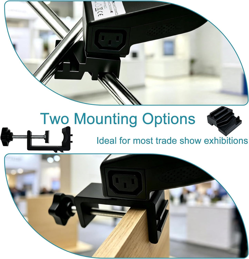 Trade Show Lights LED Display and Exhibit Arm Lighting,Full Accessories