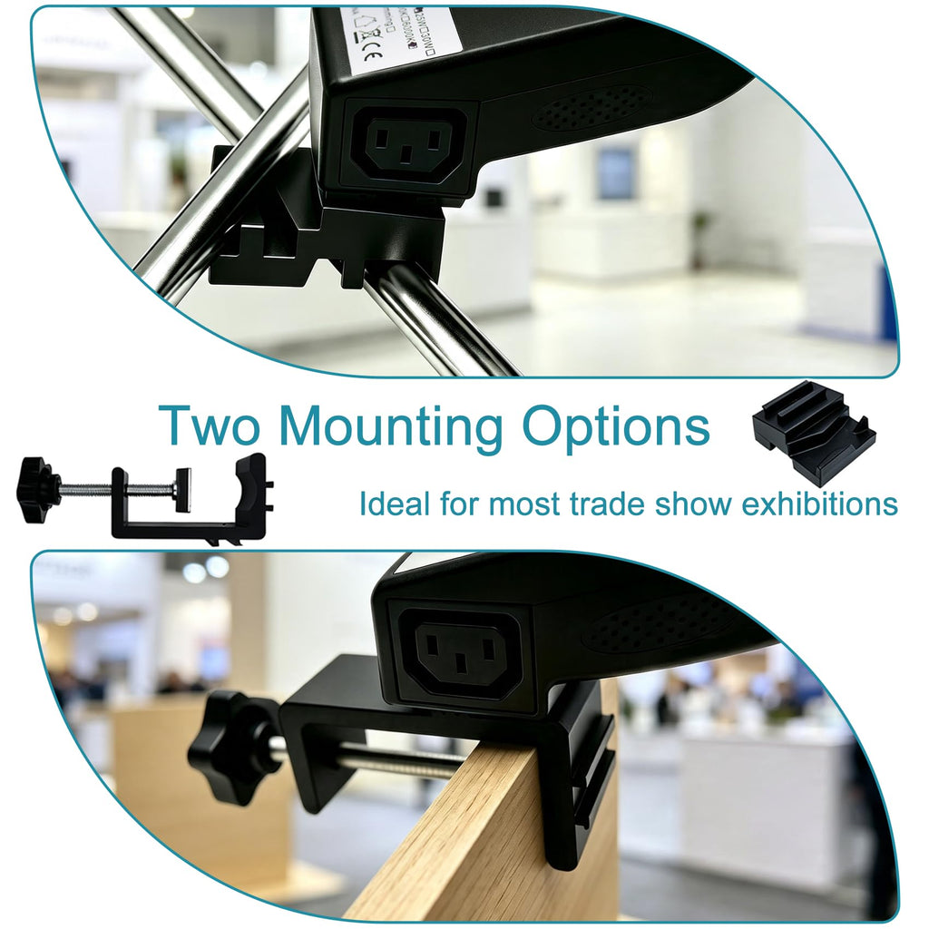 Trade Show Lights LED Display and Exhibit Arm Lighting,Full Accessories