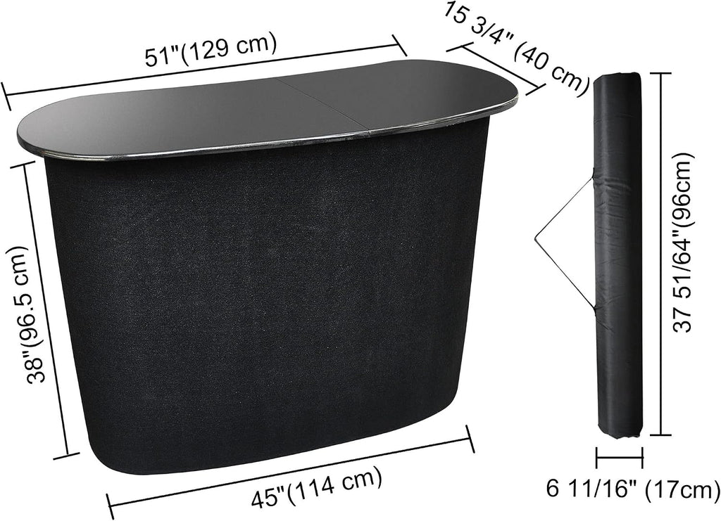 Portable Pop Up Podium Counter Table Stand Promotion Retail Trade Show