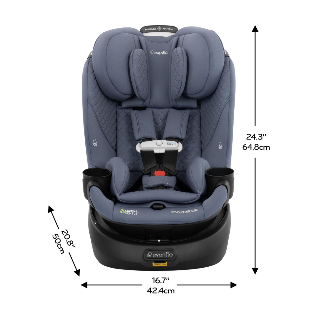 Evenflo Revolve360 Slim 2-in-1 Rotating Car Seat