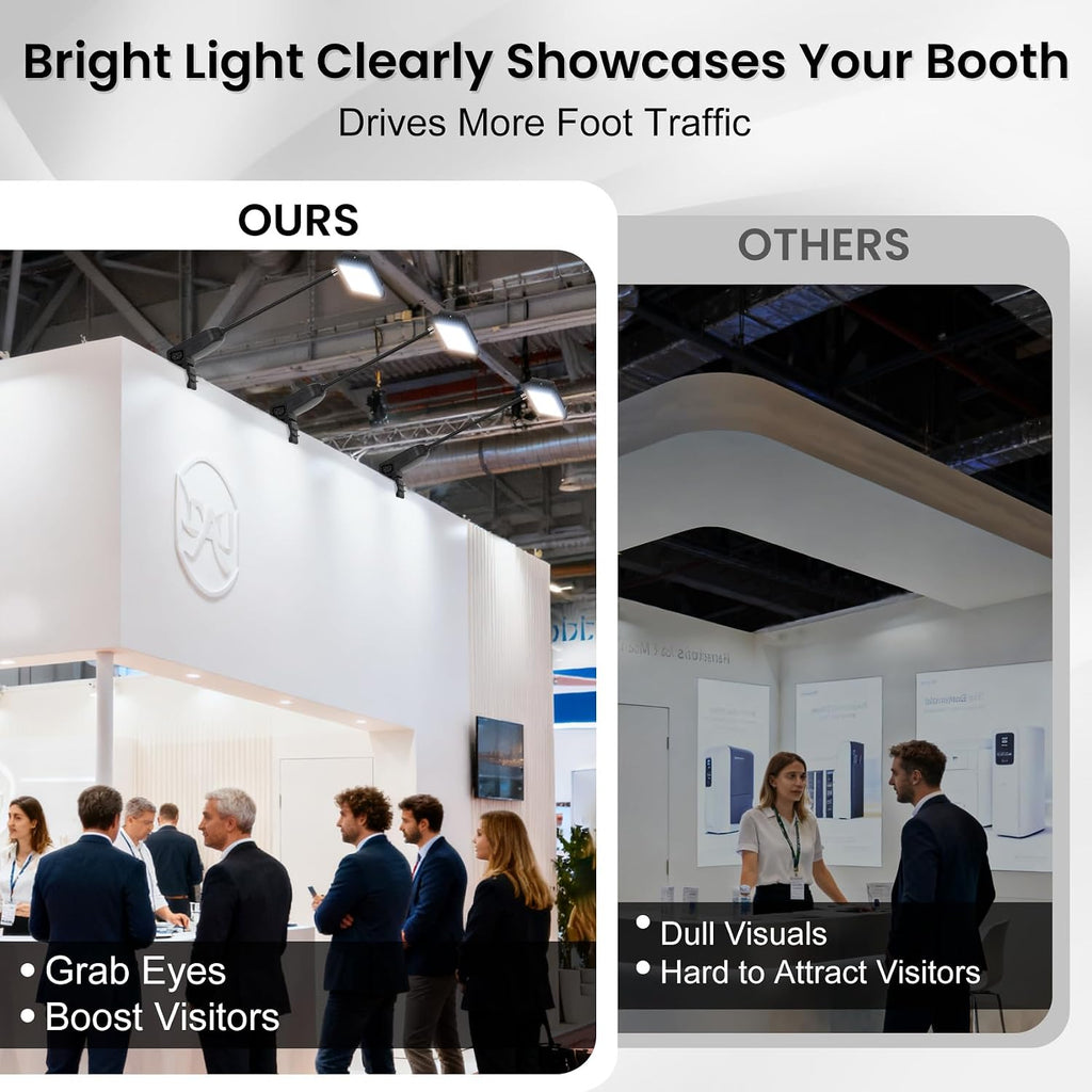 LED Trade Show Display Lights, Connectable for Exhibition Lighting