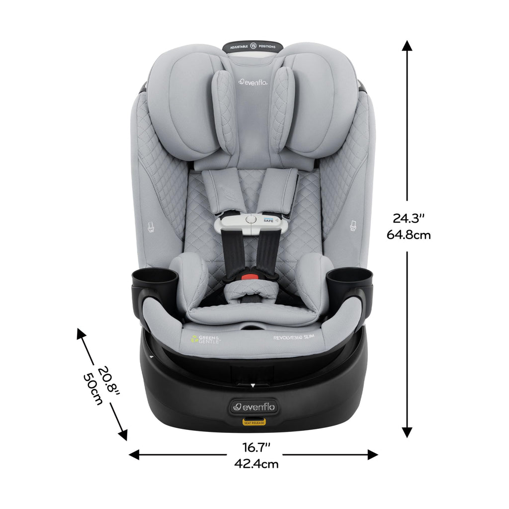 Evenflo Revolve360 Slim 2-in-1 Rotating Car Seat