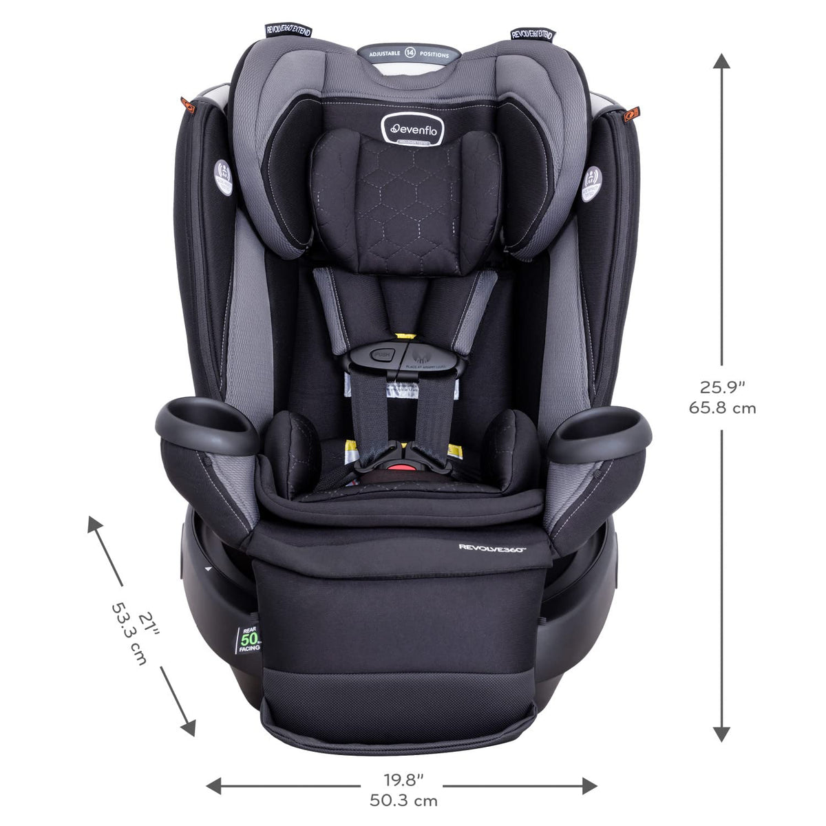 Evenflo Revolve360 Extend All-in-One Rotating Car Seat