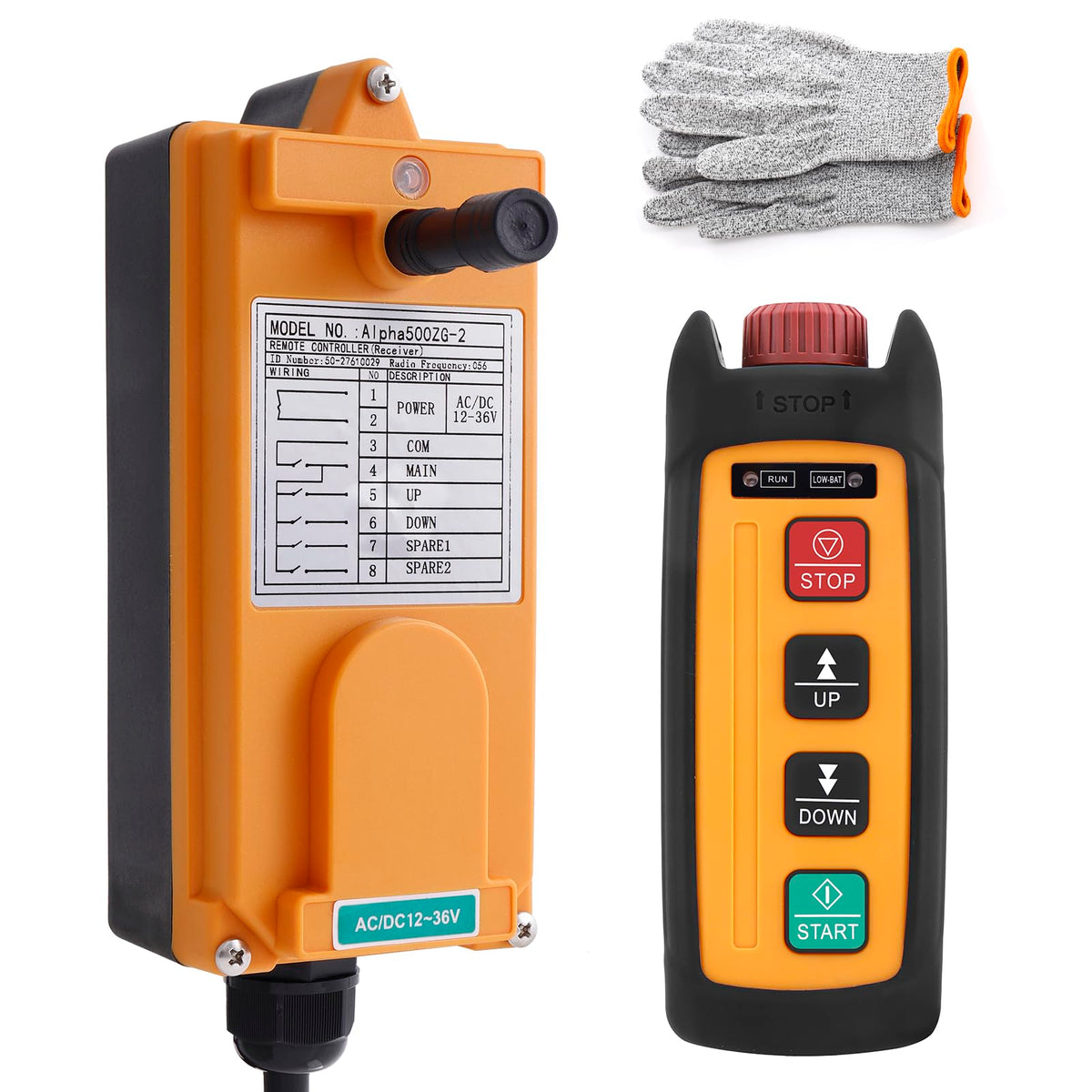AlphaZG-2 Industrial Wireless Crane Remote Control 110V