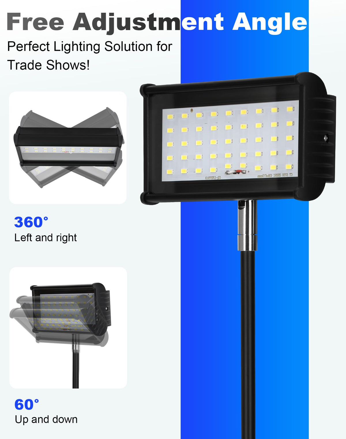 LED Trade Show Display Lights, Connectable for Exhibition Lighting
