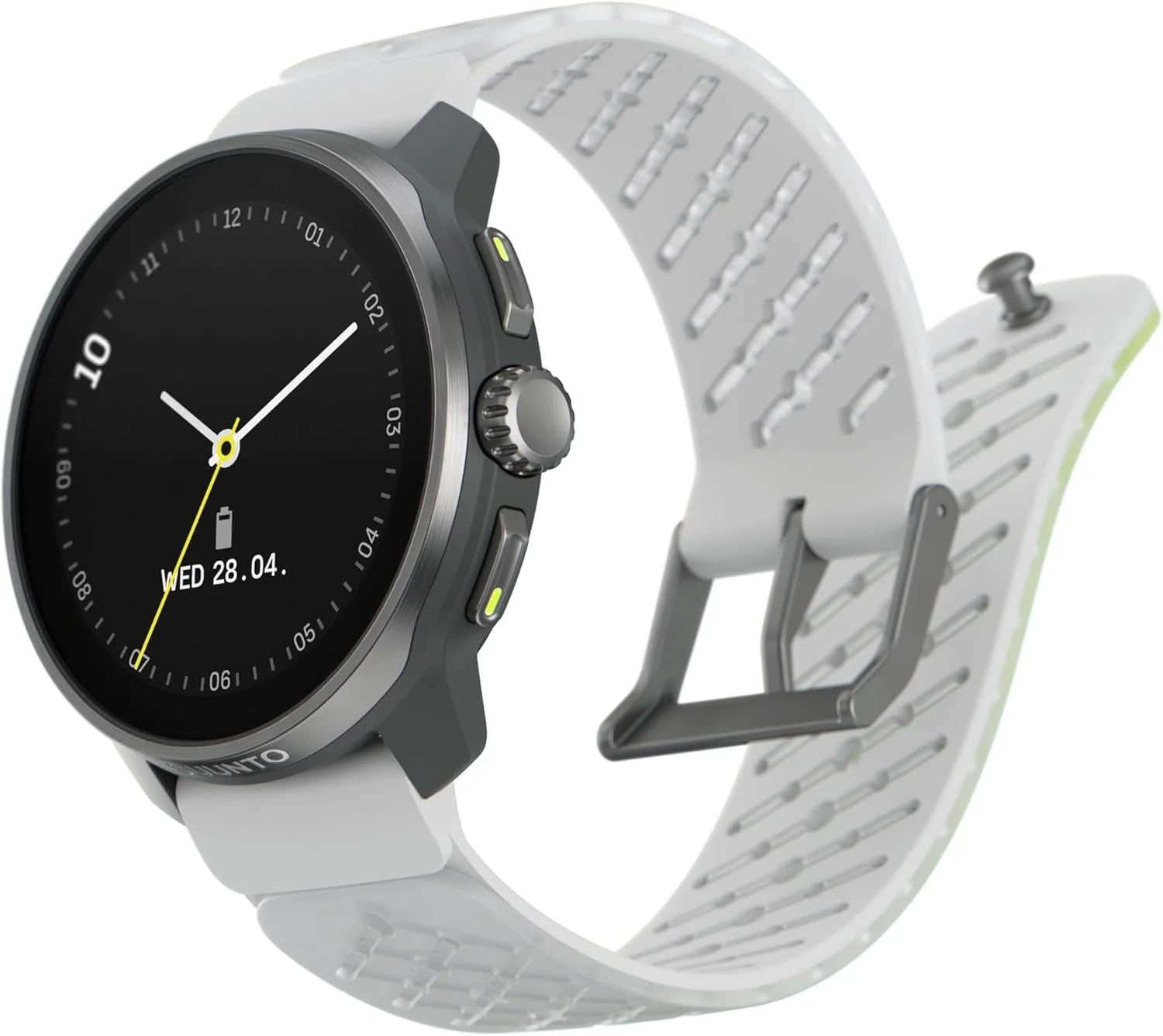 SUUNTO Race S Zegarek Biegowy z Ekranem Dotykowym Amoled, Dwuzakresowy Gps Zegarek Sportowy, Śledzenie Hrv i Snu, Plan Treningowy Oparty na Si, Bezpłatne Mapy Offline, Wodoodporność do 50M