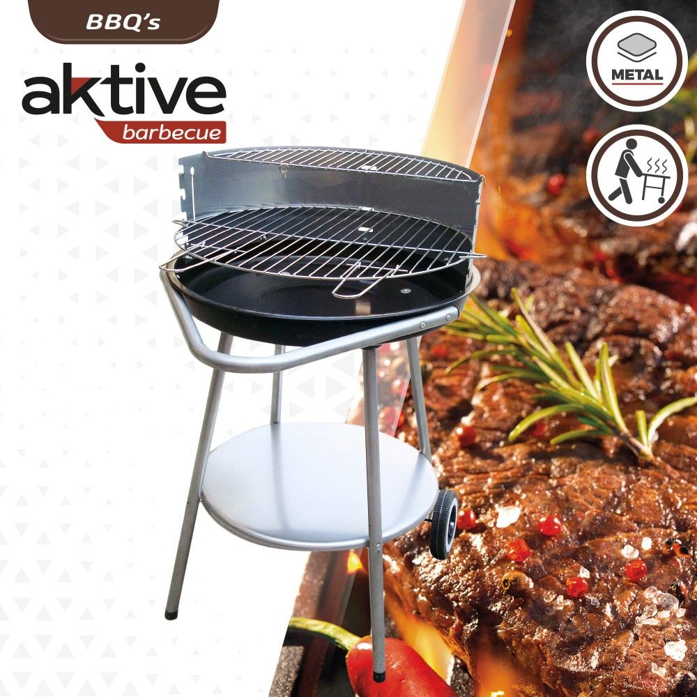 Przenośny okrągły grill Aktive